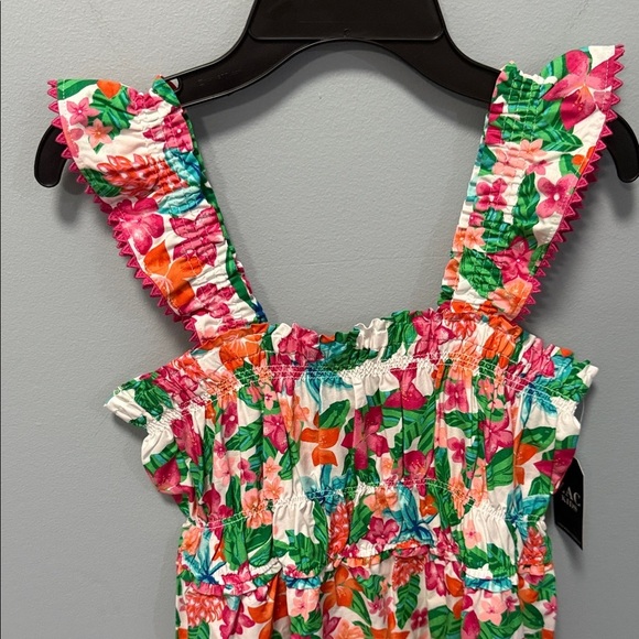 Floral Kids Casual Dress - Picture 6 of 10